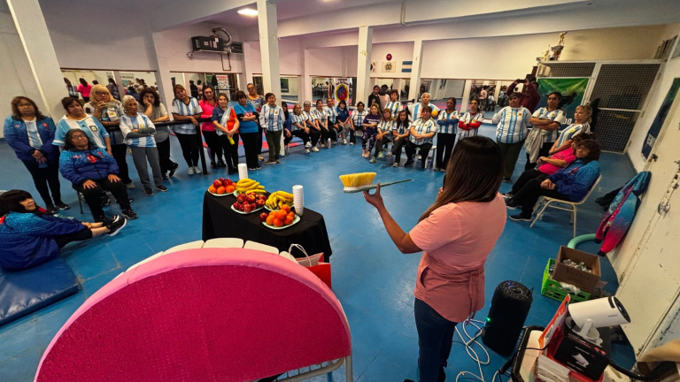 Se concretó el primer encuentro del programa “Salud Integral y Bienestar en Adultos Mayores”