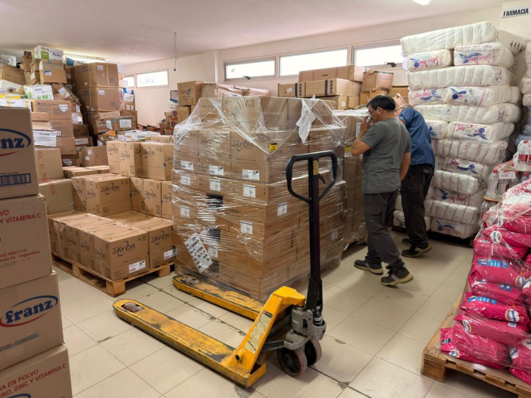 El Hospital Zonal de Caleta Olivia recibió una nueva carga de medicamentos