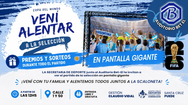 La fiesta del Mundial 2026 llega a los barrios, alentemos juntos a la “Scaloneta”